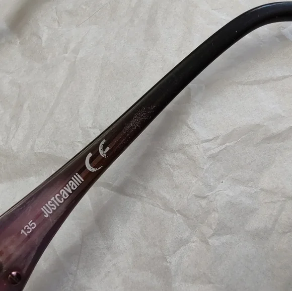 Just Cavalli (Robert Cavalli) Italy Purple Pres.  Plastic Eyeglasses (Frames) - Picture 9 of 12